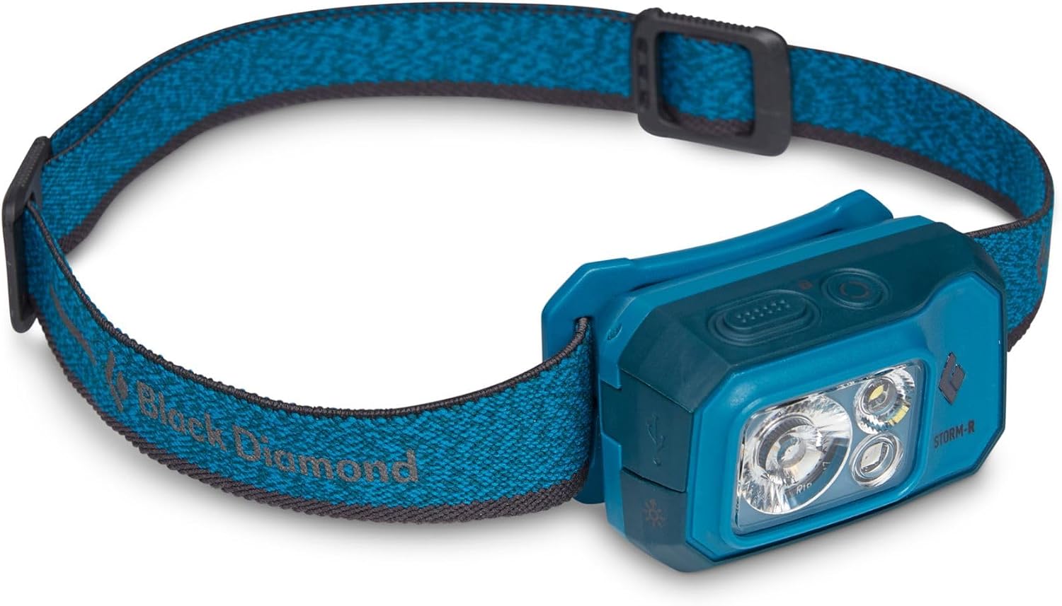 Black Diamond Storm 500-R head torch in Azul blue