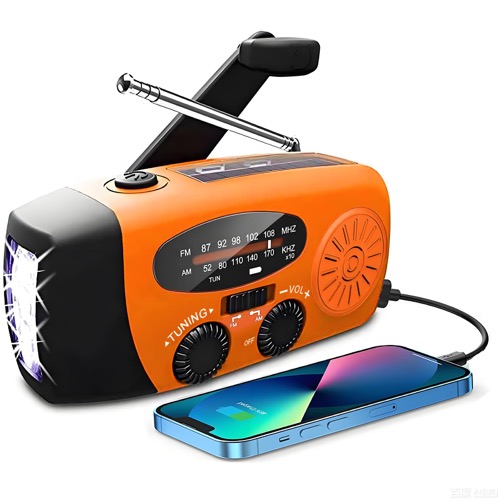 SOLARBABY wind-up solar radio