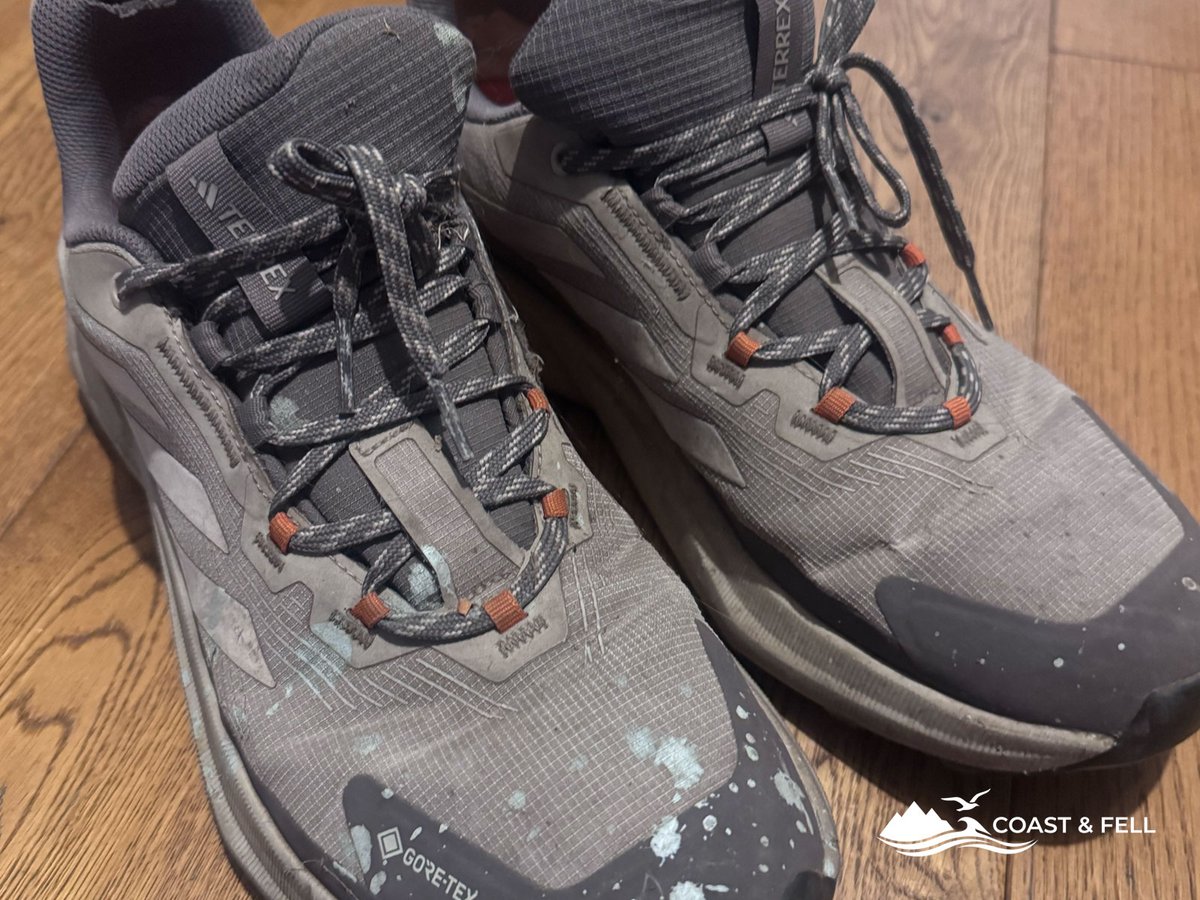 My three-year-old adidas Terrex Trailmaker 2 GORE-TEX, heavily worn but still going