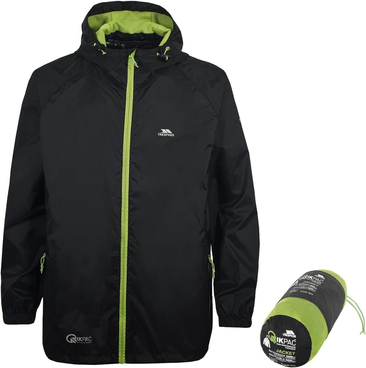 Trespass Qikpac packaway waterproof jacket