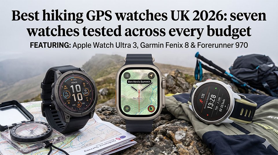 Best hiking GPS watches UK 2026: seven watches tested across every budget