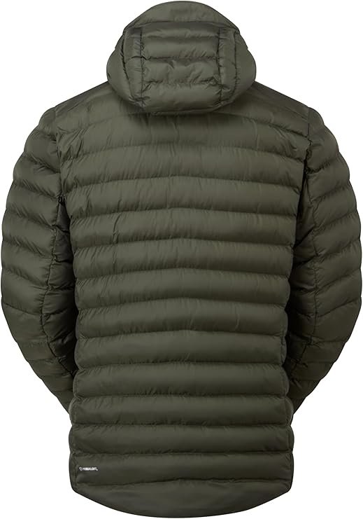 Rab Cirrus jacket layered under a shell for hiking