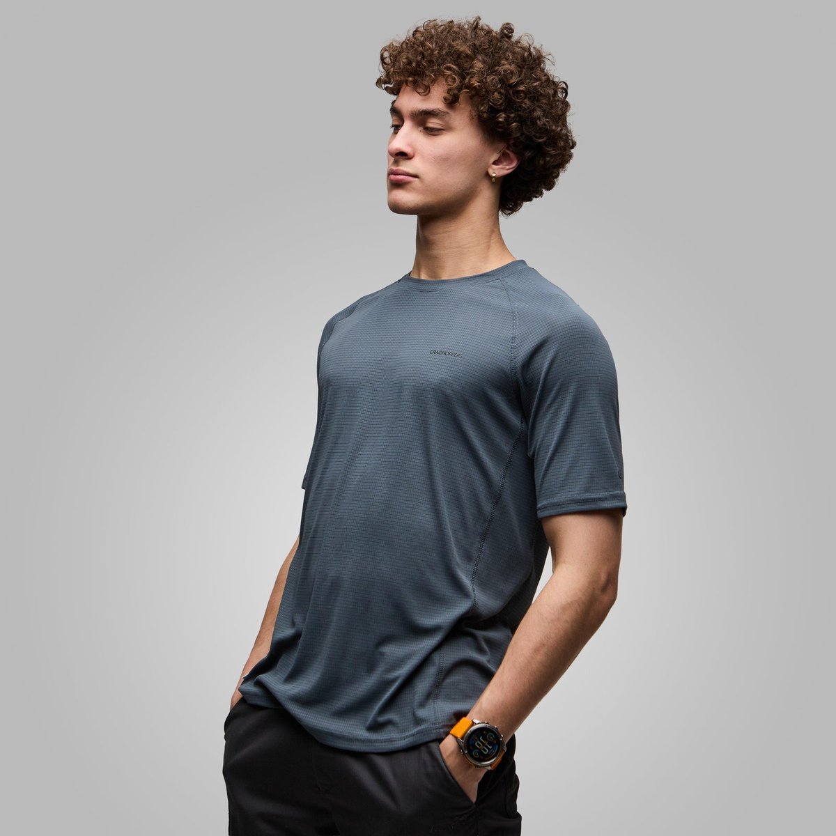 Craghoppers NosiLife SolarShield+ short-sleeved tee, UPF 50+ and British Skin Foundation accredited