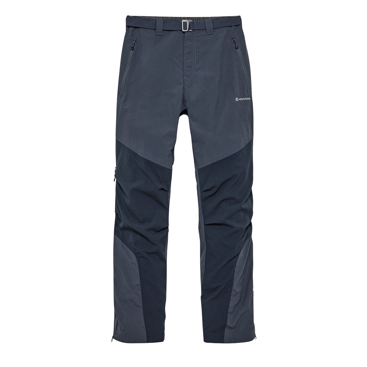 Montane Terra Pants in the blue colourway, short leg length