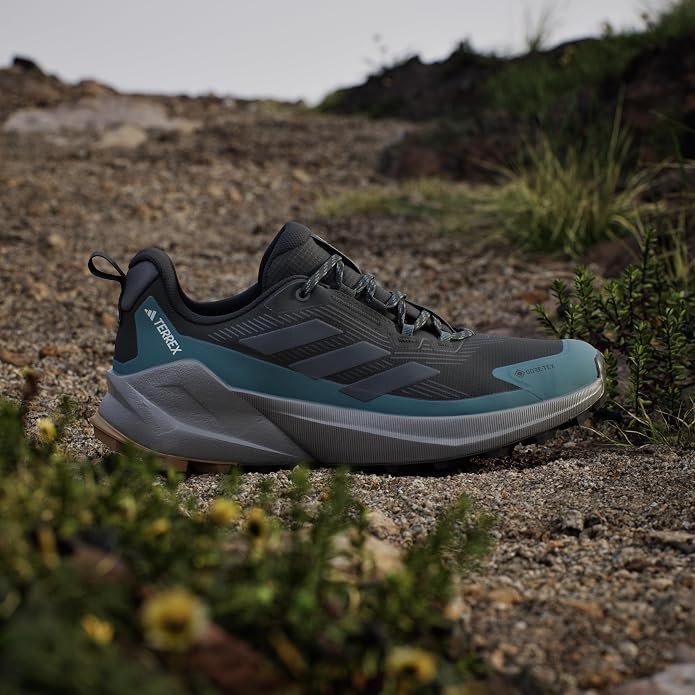 The adidas Terrex Trailmaker 2 GORE-TEX out on a gravel trail