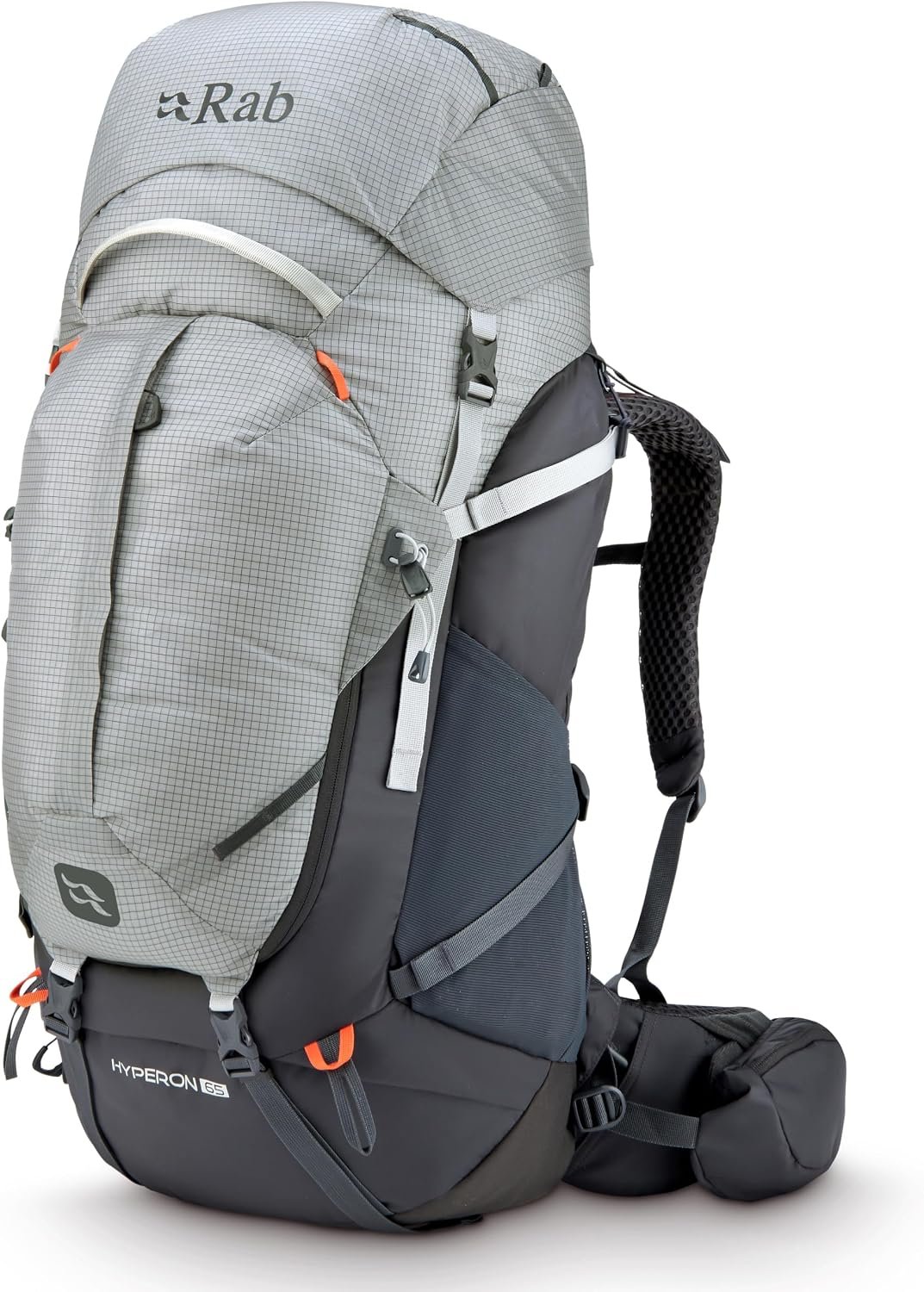 Rab Hyperon 65 trekking pack in pewter
