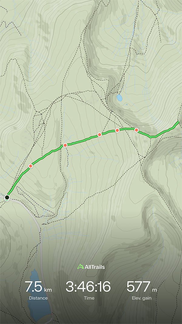 Pen-y-Fan route via Corn Du, January 2026
