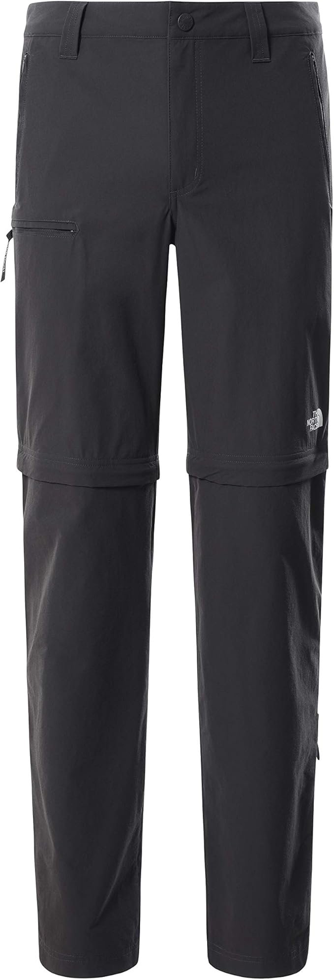 The North Face Resolve waterproof trousers in black with DryVent 2L construction and side zips