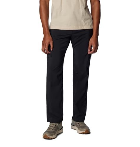 Columbia Silver Ridge Utility Pant budget walking trousers in black with removable belt