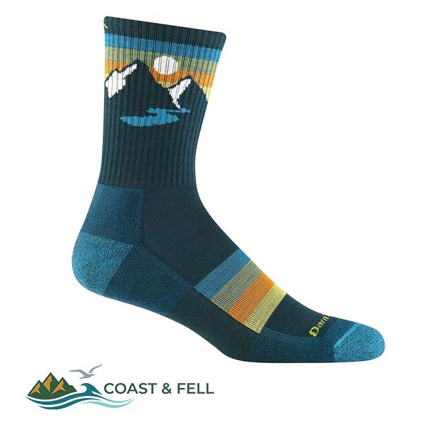 Darn Tough patterned hiking socks