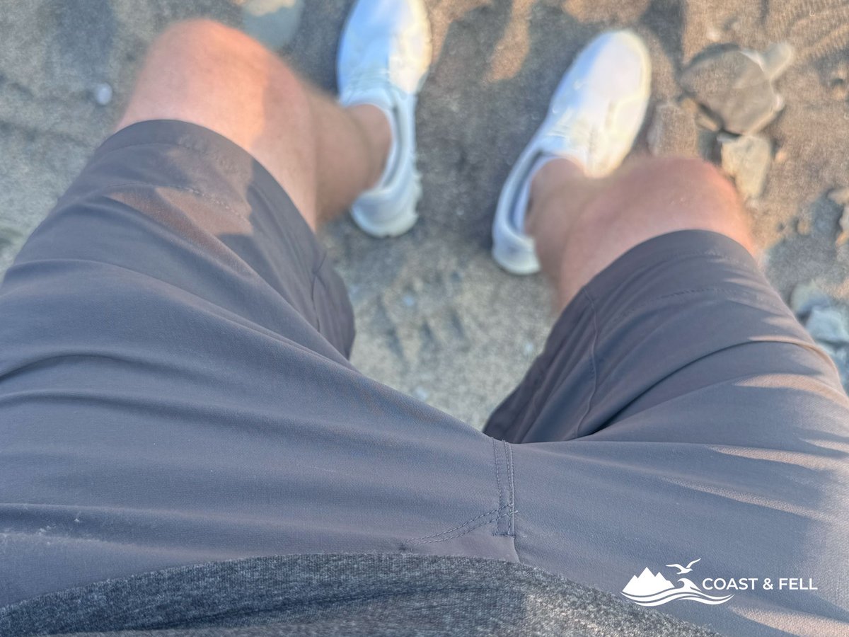 Rab Torque 8in Mountain Shorts worn on a hot day in Rhodes