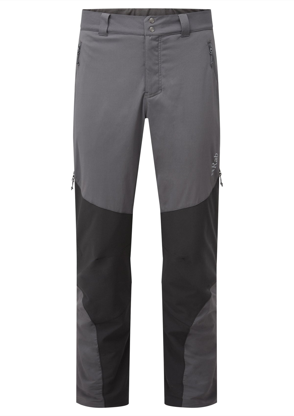 Rab Torque Vapour-Rise winter mountain trousers with zoned lining and reinforced knees