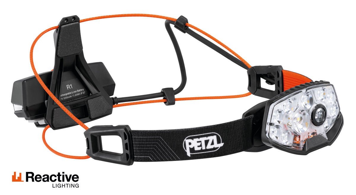Petzl NAO RL reactive lighting rechargeable headlamp