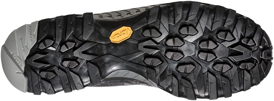 The La Sportiva Spire GTX outsole with Vibram XS Trek and the Impact Brake System