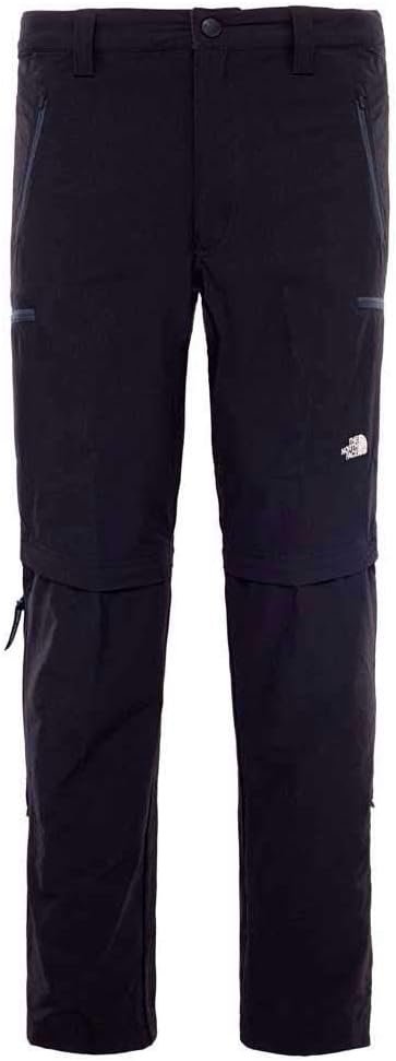 The North Face Exploration Convertible Pants in brown with zip-off leg design