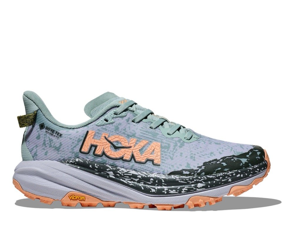 Hoka Speedgoat 6 GORE-TEX women's max-cushion waterproof trail shoe
